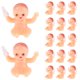 thumbnail image 1 of 20 piezas de juguetes para bebés pequeños, artículos para bebés, accesorios para baby shower, juguetes para bebés pequeños, bebés pequeños a granel, mini bebés a granel, 1 of 7