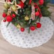 thumbnail image 4 of Falda de árbol de Navidad Falda de árbol bordada de felpa Decoraciones navideñas (90 cm) BRILLAR  Rojo Verde, 4 of 5