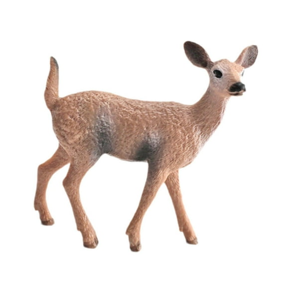 yotijay Deer Figurine Cute Creative Collectible Souvenir Ornament Sculpture Small Animal 7.5x3.5x7.5CM