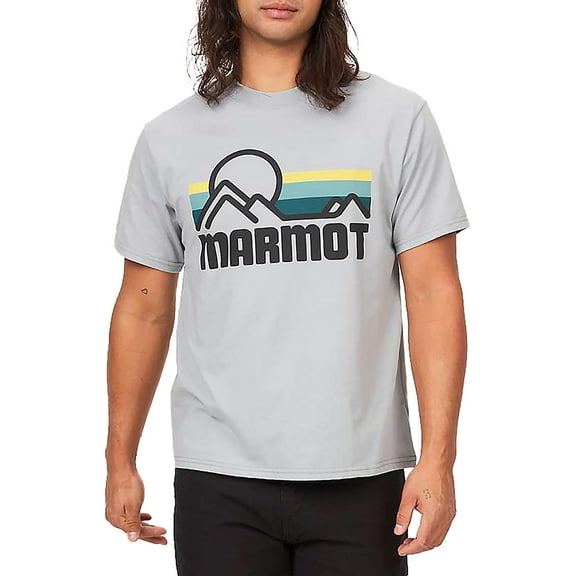 Marmot Mens Logo Cotton Graphic T-Shirt
