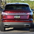 thumbnail image 4 of Lincoln Nautilus Black Real 3K Carbon Fiber Finish ABS Plastic License Plate Frame, 4 of 8