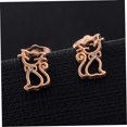 thumbnail image 3 of unbranded 1Par Aretes De Zirconia Dorados Para Mujer Pendientes Y Para Uso Diario Y Eventos, 3 of 7