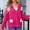 Hot Pink, variant on TIMIFIS Women's Cardigan Sweaters Fall Open Front Button V Neck Lightweight Outerwear Flower Knit Long Sleeve Sweater Coat