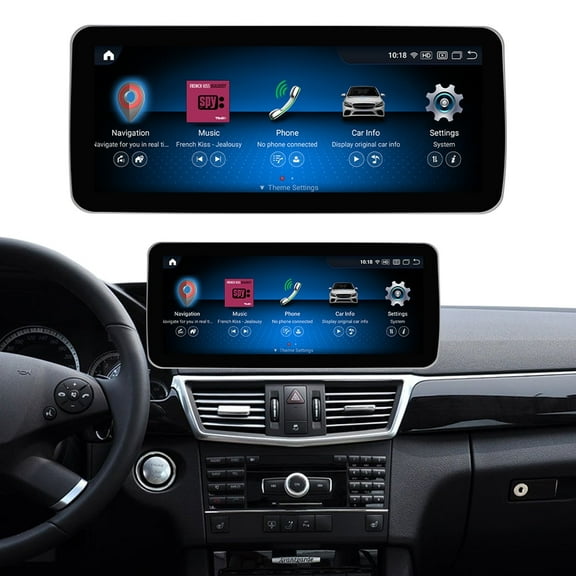 Android 13 Car Stereo 10.25" Touch Screen for Mercedes Benz E Class W212 2009-2011 with NTG4.0/4.5 Wireless Carplay Android Auto Navigation Camera
