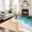 bronze, variant on Teal Green Round Area Rug 3.3 FT, Non Slip Small Entryway Kitchen Mat, Geometric Brown White Beach Waves Gradient Washable Soft Circular Rug Non-Shedding Door Mat for Bathroom Playroom Kids Room