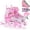 Pink, variant on Inline Skates, Adjustable Children Inline Skates with Light up Wheels for Kids, Girls, Boys, Teens, Beginner & Advance | with Protective Gears and Carry Bag