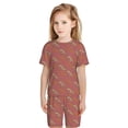 thumbnail image 2 of JUNZAN Leopard Print for Boys Girls Pajama Sets Toddler Sleepwear Summer Jammies 2pcs PJs, 2 of 7