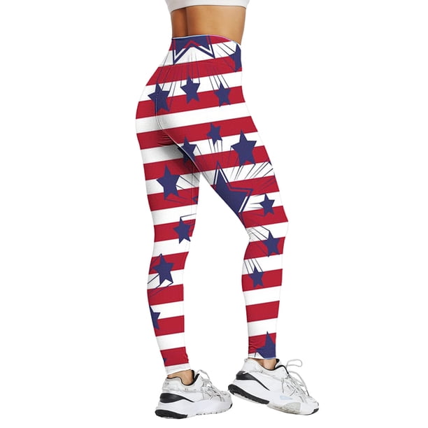 Gibobby Leggings de yoga para mujer Pantalones de cintura alta estampados para mujer Medias Compresión Yoga Fitness Leggings de cintura alta(Rojo,M)