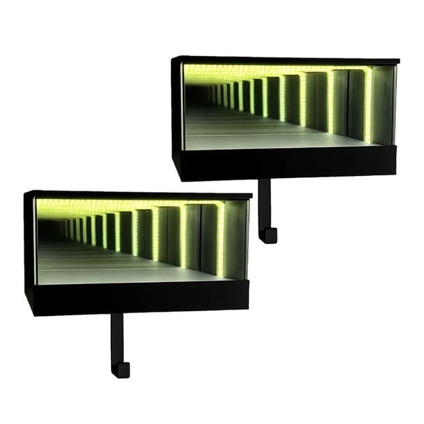 Llavero Infinity Garage con luz LED, organizador de llaves con efecto túnel 3D, regalo creativo para amantes de los coches y entusiastas del automóvil