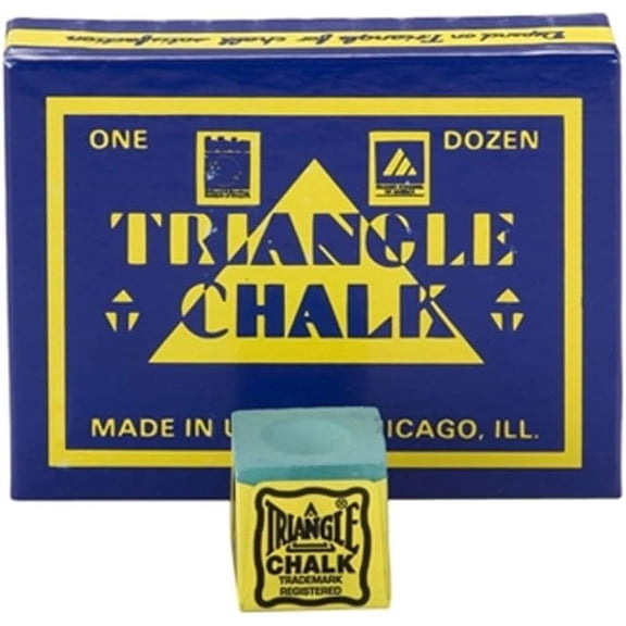 Triangle Chalk- (Box of 12) - Green