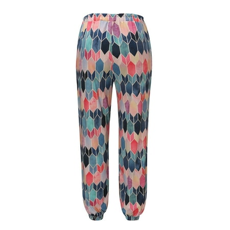 

Aayomet Yoga Pants For Women High Waist Womens Yoga Pants Wide Leg Comfy Lounge Pants Casual Loose Drawstring Cotton Pajamas Sweat Pants with Pockets Multicolor M