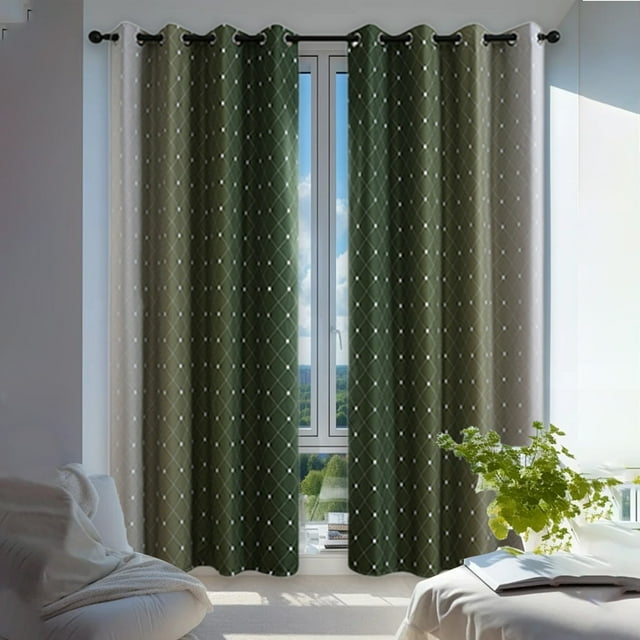 Jusqu'à 60 % de Réduction sur les Cadeaux Sentmoon Rideaux Occultants 95x52 Pouces + Rideaux Élégants Dégradés Protection Solaire & Isolation Thermique pour Balcon & Salon Prix Limité