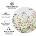 thumbnail image 3 of KLL hummingbird in floral Drink Coasters Set of 4,PU Leather Absorbent Coasters Set Decorative Coffee Cup Coasters Housewarming Gift for Home Decor-Round Shape, 3 of 6