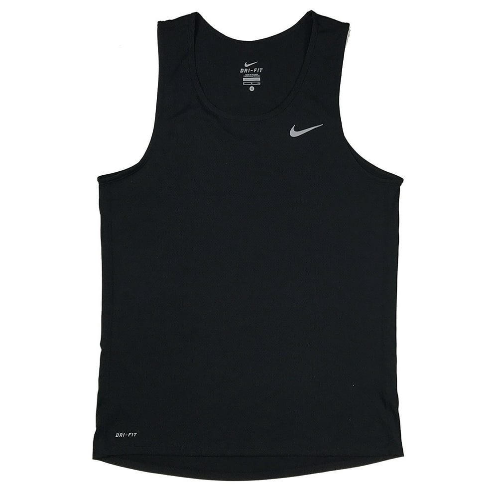 Nike Nike DriFit Miler Contour Singlet Men's Running Tank Top Shirt