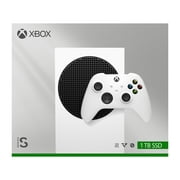 XBOX Series S - All Digital Gaming Console -1TB SSD - Includes XBOX Wireless Controller - 120FPS - Robot White