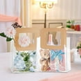 thumbnail image 6 of 9 Pcs Clear Plastic Gift Bags with Handle, Trianu Reusable Transparent Gift Wrap Tote Bag for Shopping Boutique Wedding Birthday Baby Shower Party Favor (6.3 x 5.9 x 2.75in, Champagne), 6 of 7