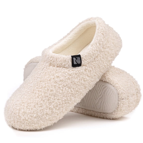 RockDove Women's Teddy Fleece Closed Back Indoor Slipper