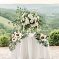 thumbnail image 5 of Simulación de boda, flor de bienvenida, letrero de flores, mesa de flores, fotografía, decoración, suministros de boda, conjunto de dos piezas, 5 of 5