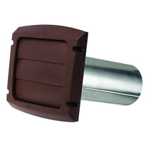 Dundas Jafine BLH4BZW Provent Dryer Vent Hood, 4", Brown