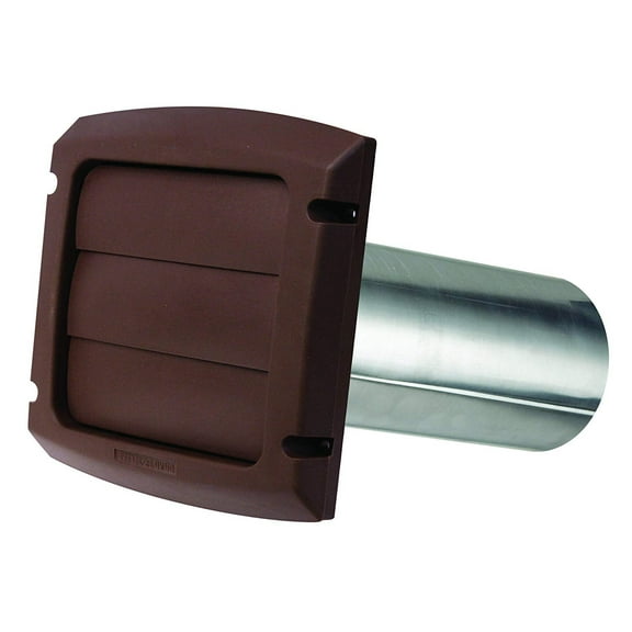 Dundas Jafine BLH4BZW Provent Dryer Vent Hood, 4", Brown