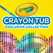 Crayola Crayon & Storage Tub, Bulk 168 Ct, With Specialty Crayons, Art Classroom Must Haves, Back to School Supplies, Coloring Gifts for Teachers and Kids, Ages 3+