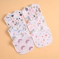 thumbnail image 3 of Set of 6 Printed Baby Bibs, Absorbent And Breathable Drool Cloths, 3 of 3