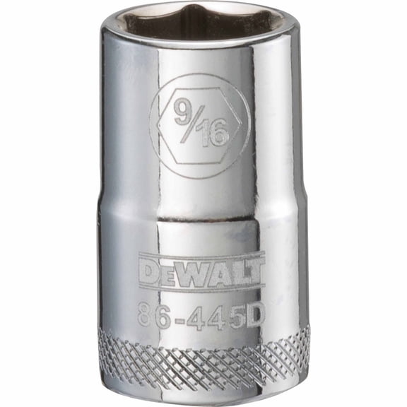 Juego de enchufes DEWALT DWMT86445OSP, unidad de 1/2 pulgada, 9/16 pulgadas, SAE 6PT