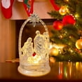thumbnail image 6 of Christmas Window Silhouette Lights, Lighted Nativity Double Sided Decorations, Holy Family Manger Scene Tabletop Decor Gift, Nativity Scene with Light, for Holiday Indoor Wall Door Glass Decor, 6 of 6