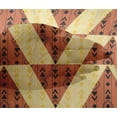 thumbnail image 4 of oneOone Viscose Chiffon Fabric Stripe|Diamond & Triangle Geometric Printed Craft Fabric BTY 42 Inch Wide, 4 of 4