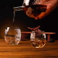 thumbnail image 6 of Whiskey Decanter Airplane Model Gift Set with 2 Etched Globe Whisky Glasses and 1 Funnel - for Liquor, Scotch, Bourbon, Vodka, Gifts for Men, 6 of 7