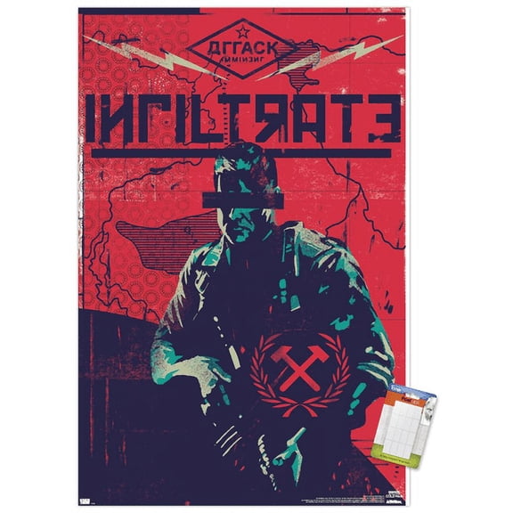 Call of Duty: Black Ops Cold War - Infiltrate Wall Poster, 22.375" x 34"