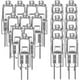 thumbnail image 1 of G4 Halogen Bulbs 20W 12V - 20 Pack 2 Pin Clear Lamp Bulbs for Cooker Lighting, 3000Hrs Long Life, 1 of 4
