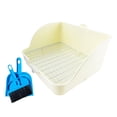 thumbnail image 2 of Bandeja de esquina para jaula de entrenador para ir al baño, inodoro para papelera de conejo, ropa de cama de esquina para entrenador de orinal, caja , Estilo un, 2 of 7
