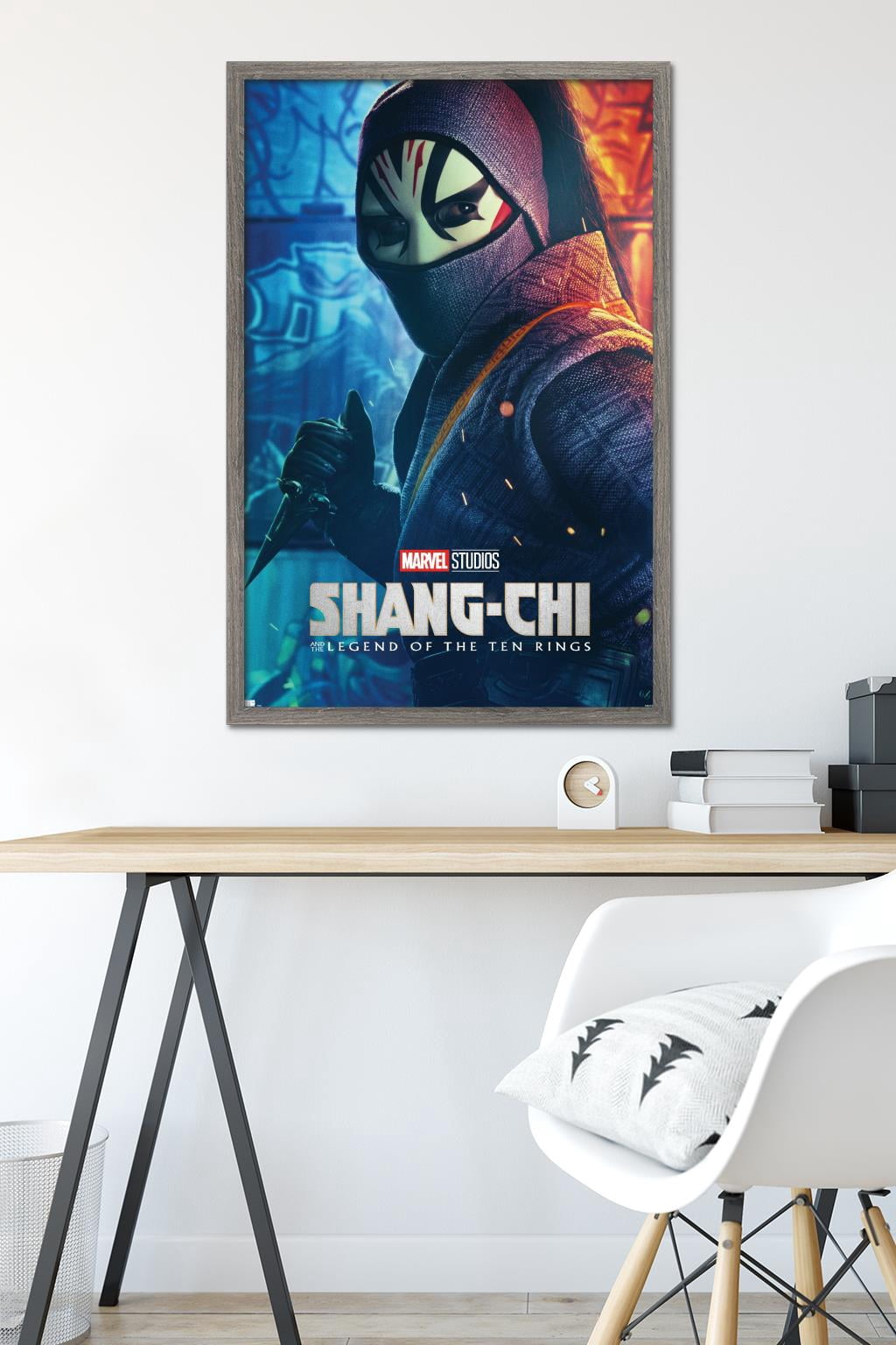 Marvel Shang-Chi and the Legend of the Ten Rings - Death Dealer One Sheet Wall Poster, 22.375" x 34", Framed
