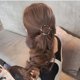 thumbnail image 5 of 4 piezas de cabello de resina acrílica Lurrose, pinzas para el cabello con círculo de leopardo geométrico para fiesta, 5 of 5