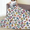 thumbnail image 6 of Sikiie Colorful Numbers Ultra-Soft Micro flannel Blanket Luxury All Seasons Warm Blanket for Bedding Sofa and Travel (4 sizes)-80"x60", 6 of 7