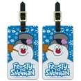 thumbnail image 1 of Frosty the Snowman Snowing Luggage ID Tags Suitcase Carry-On Cards - Set of 2, 1 of 6
