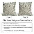 thumbnail image 6 of Olive Green Floral Pillow Covers 20x20 Set of 2 Botanical Print Vintage Spring Flower Plant Cream Decorative Throw Pillow Cases Outdoor Farmhouse Cushion Covers Decor for Sofa Couch Bed, 6 of 6