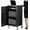 Black 32-bit, variant on Lockable Rolling Laptop Charging Cart for Learning Area & Office, Ventilated Steel Mobile Charging Cabinet for Laptops/Chromebooks/Tablets Up to 15.6 in, with Key - 16 Positions