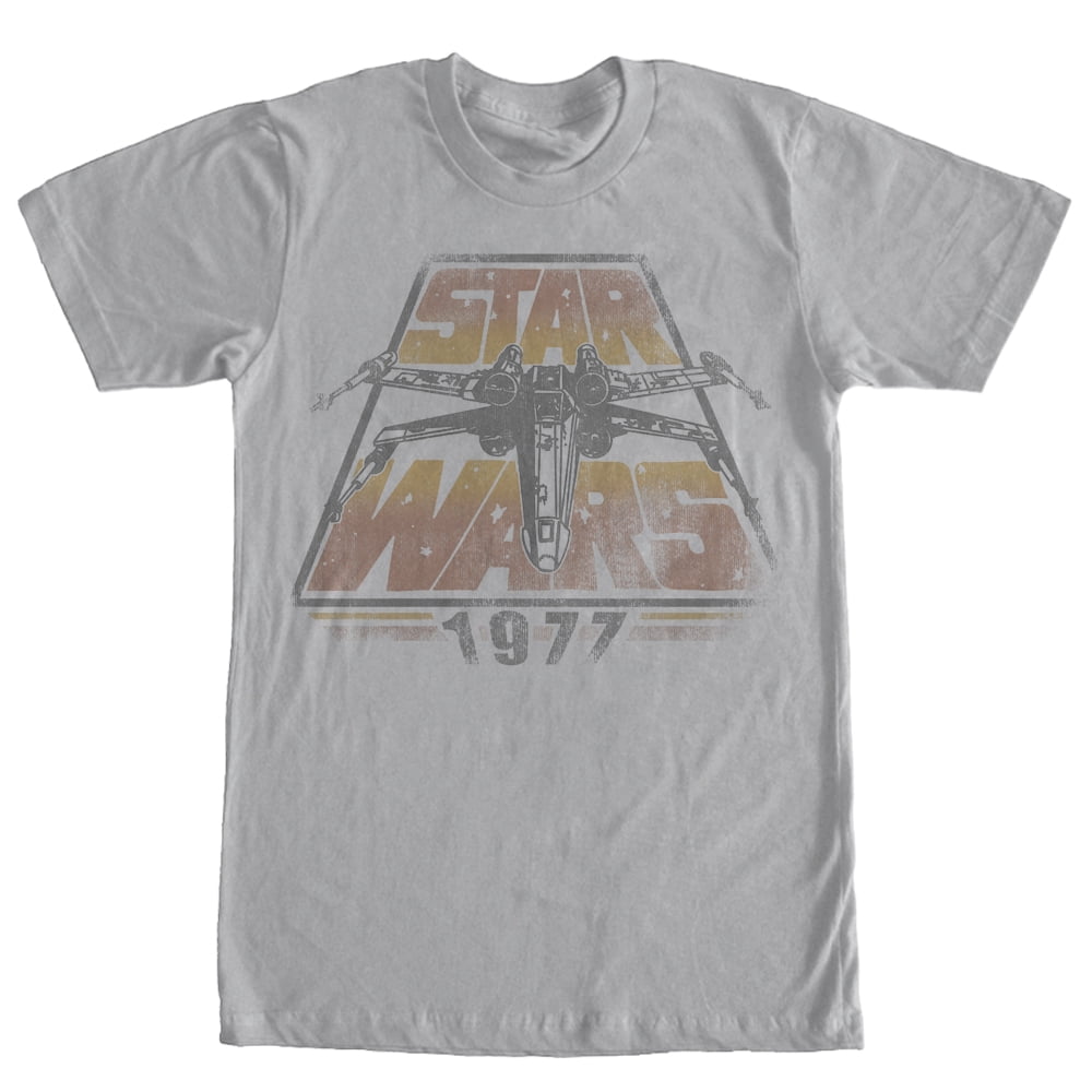 Star Wars 1977 Warp Graphic Tee Silver Large - Walmart.com