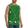 thumbnail image 2 of Balery Golf Sport Club Camisetas sin mangas para hombre, absorbe la humedad y protege contra el mal olor.-XX-Large, 2 of 7