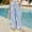 *Blue, variant on Women's Striped Drawstring Wide Leg Pants,Casual Loose Trousers with Pockets Brown,Women's Plus S
