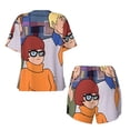 thumbnail image 5 of Lsque Scooby-Doo Women's Short-Sleeved Pajama Set - 2 Piece Soft and Lightweight Sleepwear Set-Medium, 5 of 9