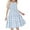 Blue, variant on AHTJRT Girls Plaid Dress Lightweight Boho Beach Sundress Breathable Spaghetti Straps Dresses Travel Vacation Maxi Dress Beige 7 Years