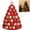 Red, variant on DIY Fabric Christmas Advent Tree Kit with 24 Pockets, Handmade Countdown Wall Hanging Calendar for Holiday Home Decor