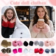 thumbnail image 3 of Faux Fur Cuff Gloves For Winter, Unisex Faux Rabbit Fur Wrist Warmers, Casual Elastic Cuffs For Outdoor Use, 3 of 3