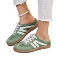 thumbnail image 7 of UDAUDU Womens Sneakers 2026 Fashion Sneakers with Removable Insole Stylish and Lightweight Spring Summer Fall Shoes for Women Casual Non Slip Lace Up Walking Footwear Green, 7 of 7