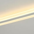 thumbnail image 5 of Miumaeov Modern LED Ceiling Lights Dimmable Flush Mount Ceiling Light Fixture with Remote Control Rectangular 48W Chandelier Light Pendant Lighting for Bedroom Living Room Dinning Room, 5 of 10
