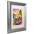 thumbnail image 3 of Trademark Fine Art "Tilt Cat" Canvas Art by Dean Russo White Matte, Silver Frame, 3 of 5