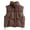 A Brown, variant on Bovxnpu Girls Puffer Vests Kids Sleeveless Zip Padded Warm Winter Vests Coat Outfits